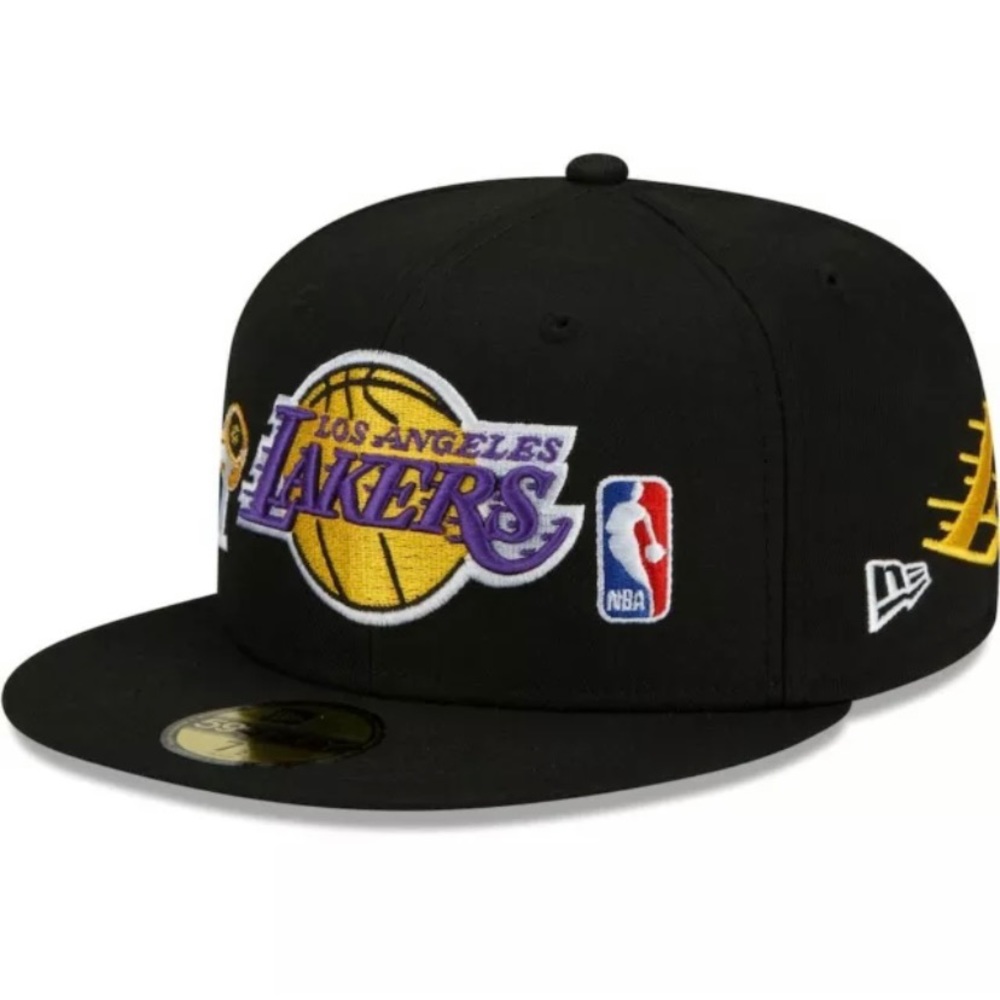 Men's Los Angeles Lakers New Era Count the Rings FITTED HAT
